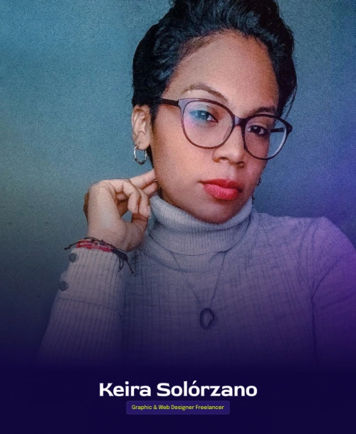 `alt` Diseñadora gráfica y web Keira Solorzano